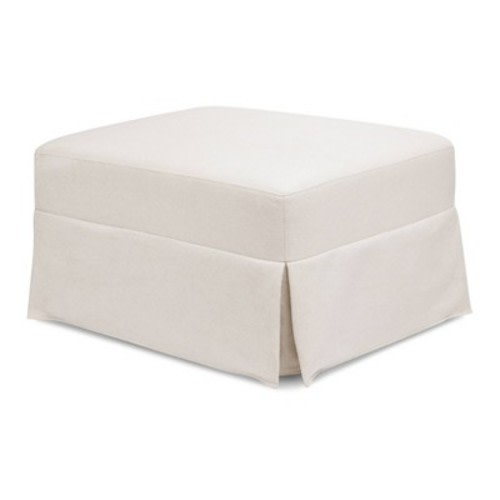Namesake Crawford Gliding Ottoman Eco-Weave, Color: Performance Cream