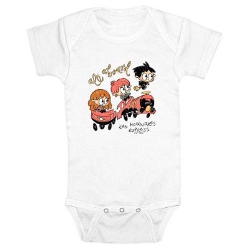 Infant's Harry Potter All Aboard the Hogwarts Express Bodysuit - White - 6 Months