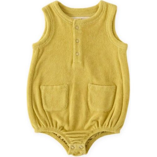 Classic Terry Pocket One-Piece, Citrus - Pehr | Maisonette