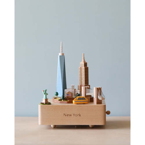 Wooden New York Music Box– Odin Parker