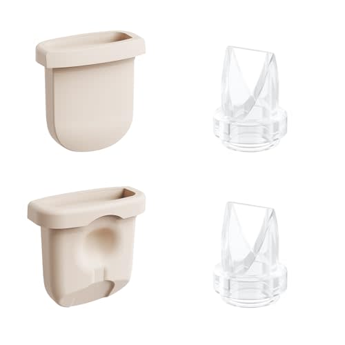 4pcs Breast Pump Parts, 2pcs Duckbill Valves and 2pcs Silicone Diaphragm Compatible with eufy S1 Pro/S1/E10/E20 Wearable Breast Pump, Replace for eufy Pump Parts,Not Original Parts