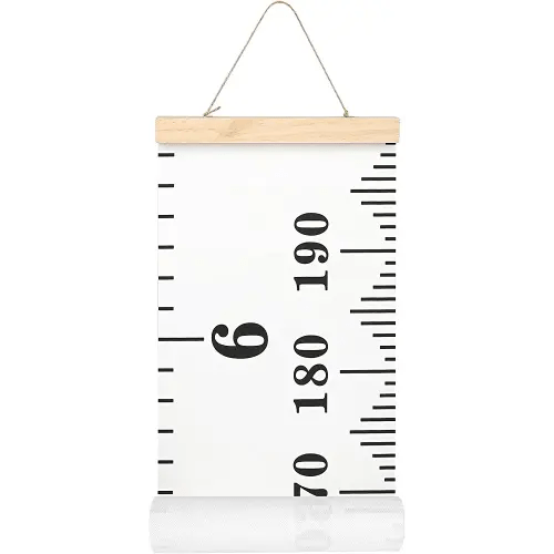 Baby Growth Height Chart, Handing Ruler Wall Decor for Kids