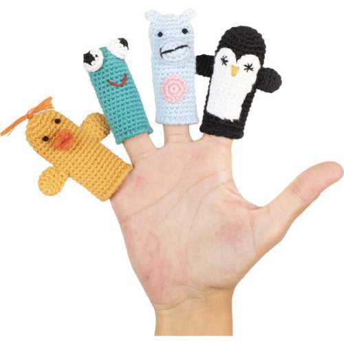 The Splashers Organic Handmade Finger Puppets - Cuddoll | Maisonette