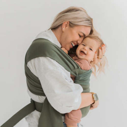 Lalabu Simple Baby Wrap | Forget The Complex Baby Sling Wrap, Grab a Simple No-Tie, Comfortable & Easy-to-Use Lalabu Baby Wearing Wrap | Infant Baby Carrier Wrap for 3 Months - 2 Years