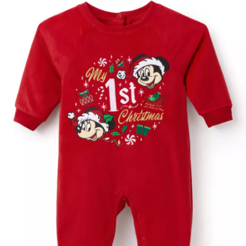 Mickey Mouse My 1st Christmas Holiday Sleeper for Baby | Disney Store