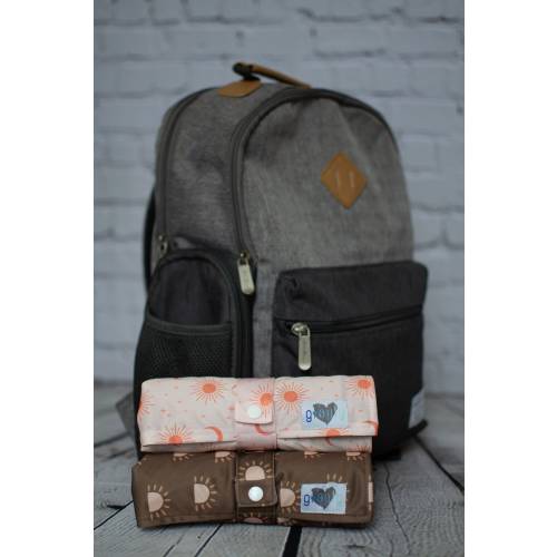 Grayly Reusable, Waterproof Baby Diaper Changing Mats/Pads, Portable, Perfect for Travel, Eco- Friendly, set of 2 Mats/Pads