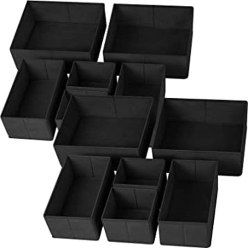  12 Pack Drawer Organizers for Clothing, Foldable