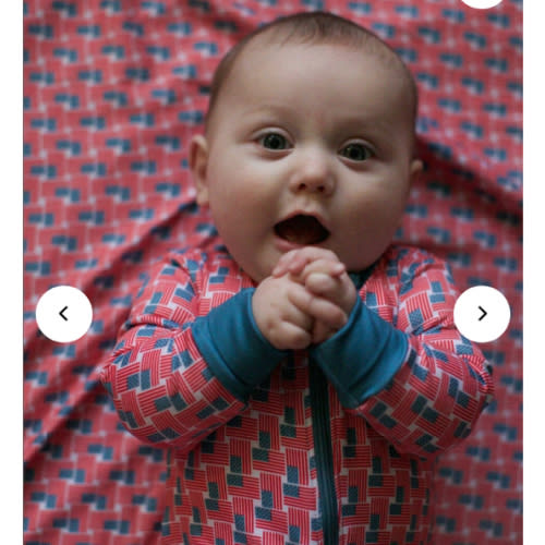 Baby Zip Up - American Flag Print – BURLEBO
