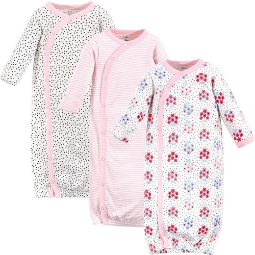 Touched by Nature Unisex Baby Organic Cotton Kimono Gowns