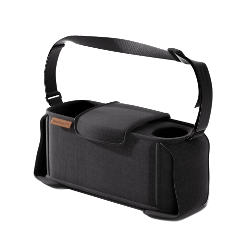 Mompush Stroller Organizer for Ultimate2 and Meteor, Collapsible Design and Large Capacity, Stroller Organizer with Insulated Cup Holder