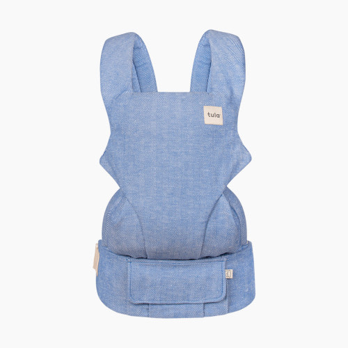 Tula Explore Linen Carrier - Ocean