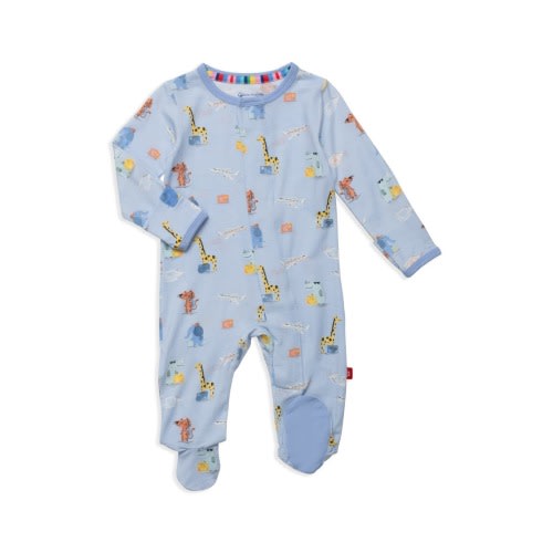 Magnet Me Ready Jet Go Footie, 0-3M
