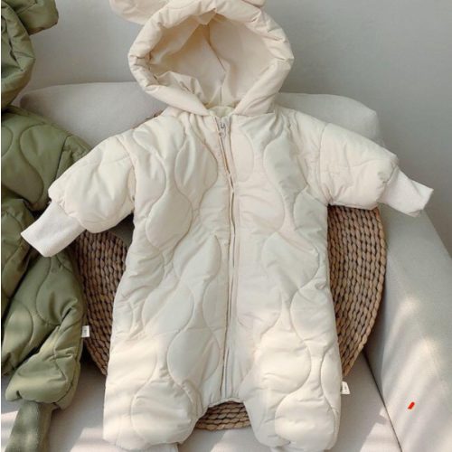 Bear Hooded Winter Jumpsuit – Teeny Mini Me