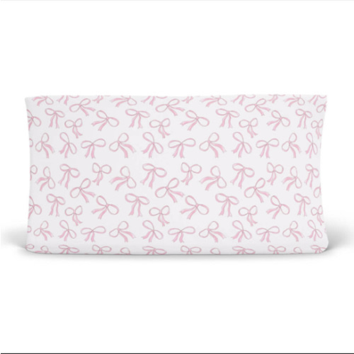 Blushing Bows Changing Pad Cover