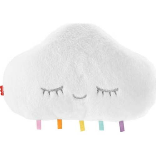 Fisher-Price Cuddle Cloud Baby Soother Toy with Music & Lights for Crib, Multicolor