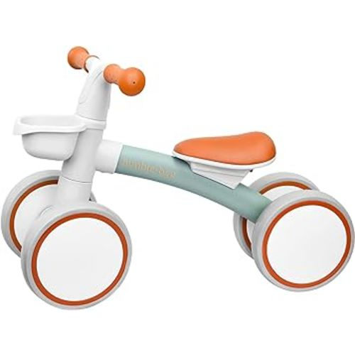 HUMBLE-BEE Baby Balance Bike for 12-24 Months Old Boys Girls,1 Year Old Boys Girls Toddler Balance Bike with Adjustable Seat, Best Birthday Choice, Green