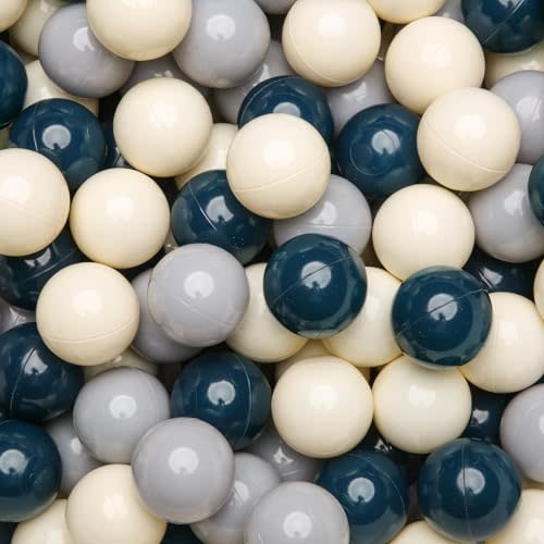 GOGOSO Baby Ball Pit Balls - Soft 2.15inch 100pcs Plastic Balls for Stimulating Playtime in Nursery Rooms or Kids Gifts Toy Xmas Decoration