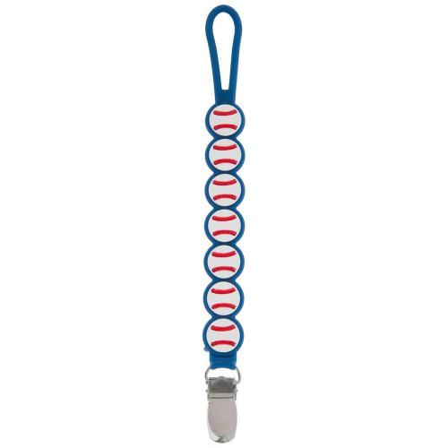 Baseball Silicone Pacifier Strap