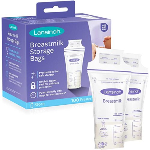 Lansinoh Breastmilk Storage Bags, 100 Count