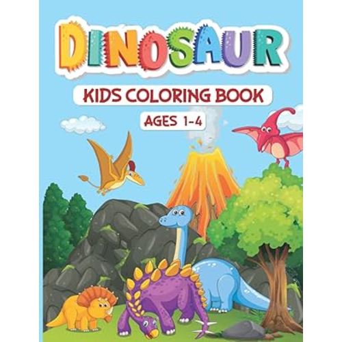Dinosaur Kids Coloring Book | My First Big Dinosaur Coloring Book for Kids Ages 1-4 | Jumbo Dinosaur Book for Kids | Enhance Preschool with Dinosaur ... Book | My First Toddler Coloring Book