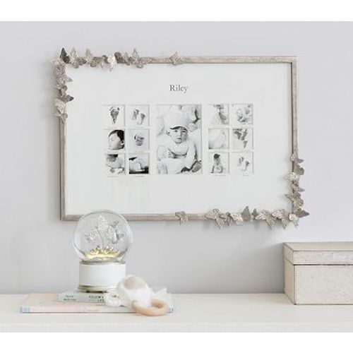 Monique Lhuillier Silver Butterfly First Year Frame