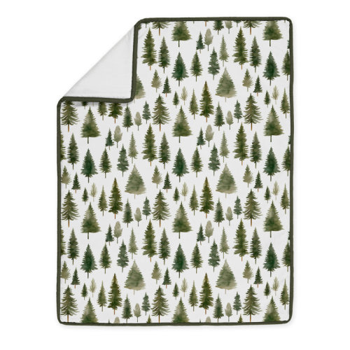 Sweet Jojo Designs Woodland Pine Tree Print 4 Piece Crib Bedding Set | Wayfair