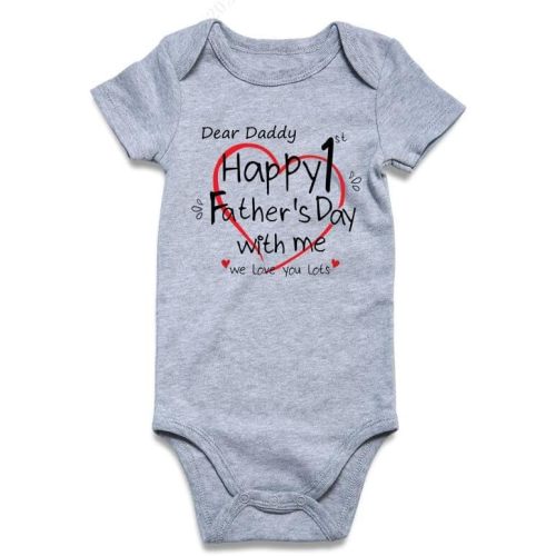Funnycokid Baby Boys Girls Bodysuit Funny Newborn Romper Short Sleeve Infant Neutral Outfits Jumpsuit 0-12 Months