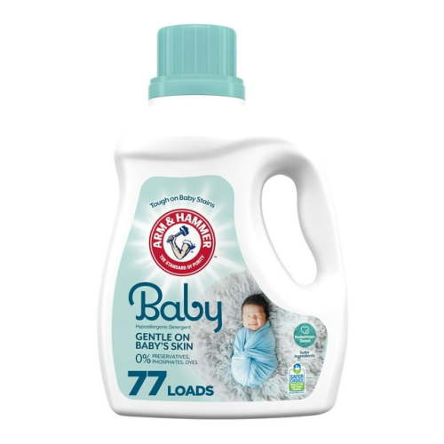 Arm & Hammer Baby, 77 Loads Liquid Laundry Detergent, 100.5 fl oz
