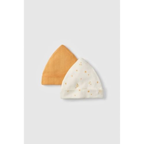 Baby 2pk Little Snoopy Halloween Cap Set - White/Orange