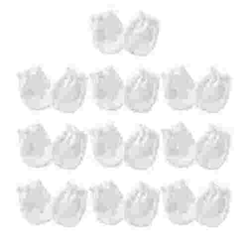 TELOLY 10Pcs Baby Mittens,Soft Combed Cotton Baby Mittens,Anti-Scratch Gloves for 0-1 Year,Breathable Infant Hand Protection Newborn Mittens