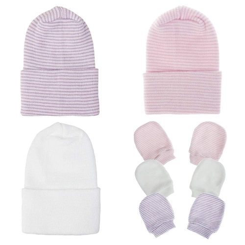 Amazon.com: Baby Caps and Mittens Newborn Hospital Beanie Hats No Scratch Gloves Soft Babies Gift Set for Boys Girls (Style 4): Clothing, Shoes & Jewelry