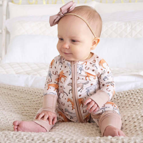 P's Ponies Convertible Zip Romper