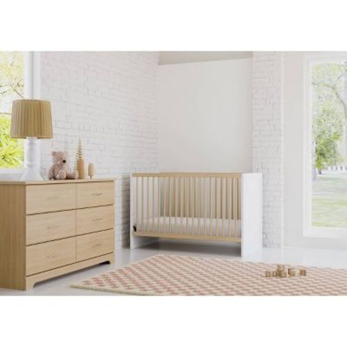 Storkcraft Brookside 6-Drawer Double Dresser - Driftwood