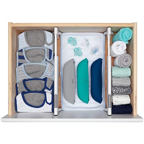 OXO Tot Expandable Drawer Dividers, 4-Pack Drawer Organizers