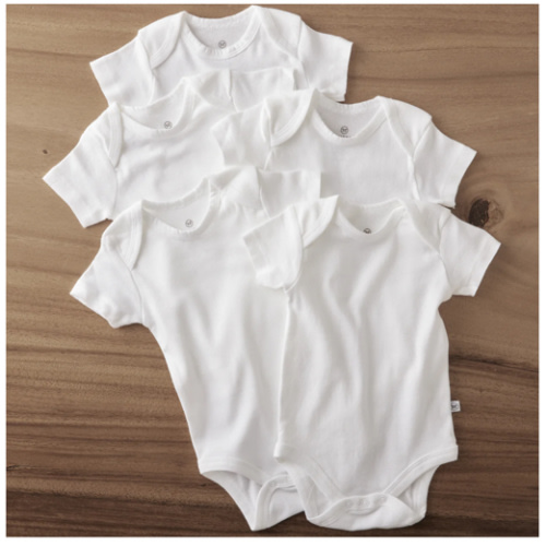 5-Pack Organic Cotton Short Sleeve Bodysuits | Honest Baby Clothing