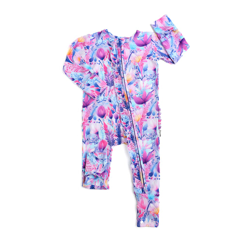 Ayla Floral RUFFLE ZIP