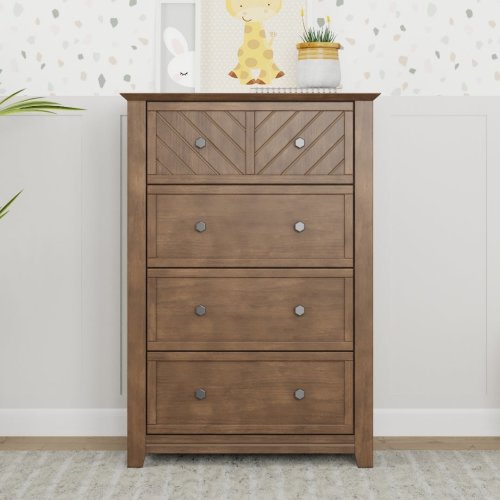 Atwood 4 Drawer Chest, Cocoa Bean | Nursery Dressers and Chests | Child Craft