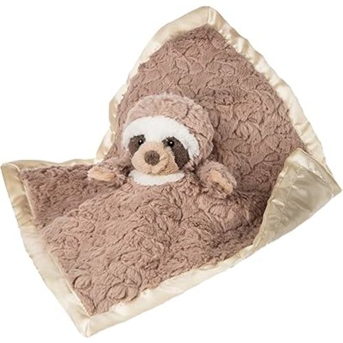 Mary Meyer Super Soft Stuffed Animal Security Blanket, Putty Sloth, 13 x 13-Inches