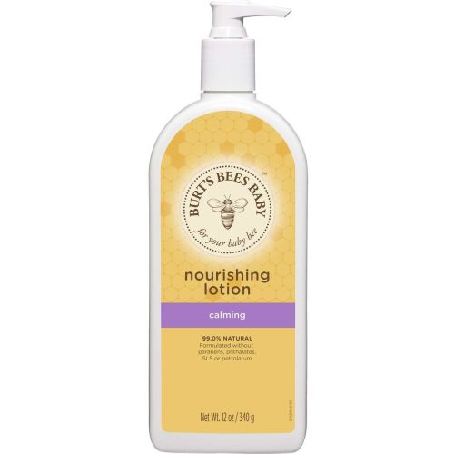 Burt's Bees Baby Bee Nourishing Calming Lotion 12 oz (Pack of 2)