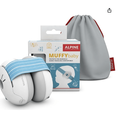 Alpine Muffy Baby Ear Muffs, Ear Protectors for Babies and Toddlers, Blue/White Blue/White : Amazon.sg: Baby Products