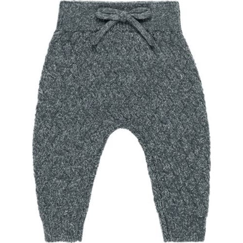 Organic Cotton & Linen Blend Knit Pants