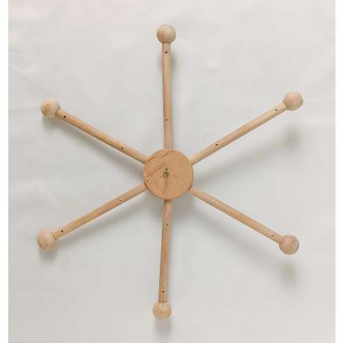 Crib Mobile Wooden Arms Wall Mount and Suitable Compatible with All Cribs,  Mobile Arms, Natural Baby Gift