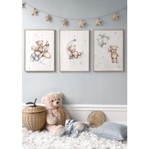 Kids Teddy Poster pack