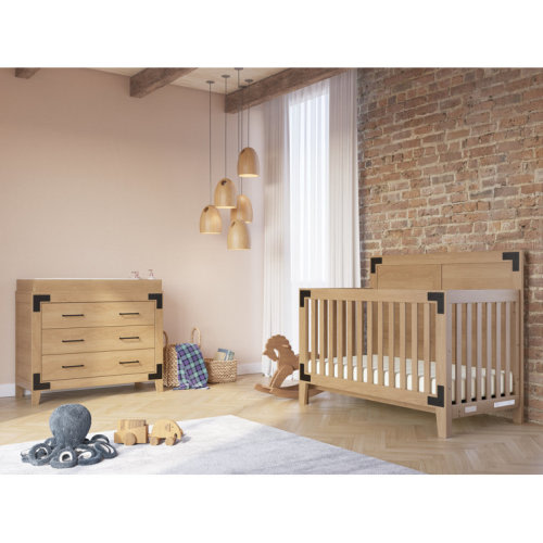Lucas Convertible 3 -Piece Nursery Furniture Set