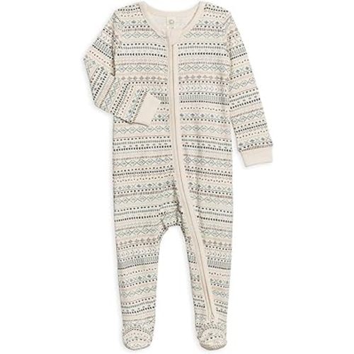 Colored Organics Baby Organic Cotton Peyton Zip Up Footed Sleeper