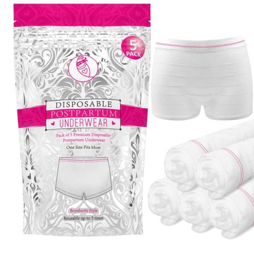 Ninja Mama Disposable Postpartum Underwear (Without Pad) Mesh Panties for Women (5 Count). Labour and Delivery Maternity Surgical and C Section Hospital Bag - One Size : Amazon.com.au: Clothing, Shoes & Accessories