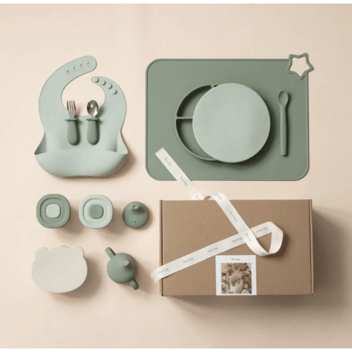 First Bites Gift Set (Sage/Mint)