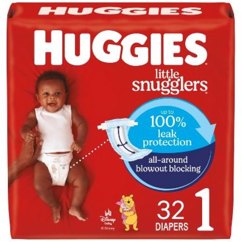 Huggies Little Snugglers Disposable Diapers - Size Newborn - 128ct