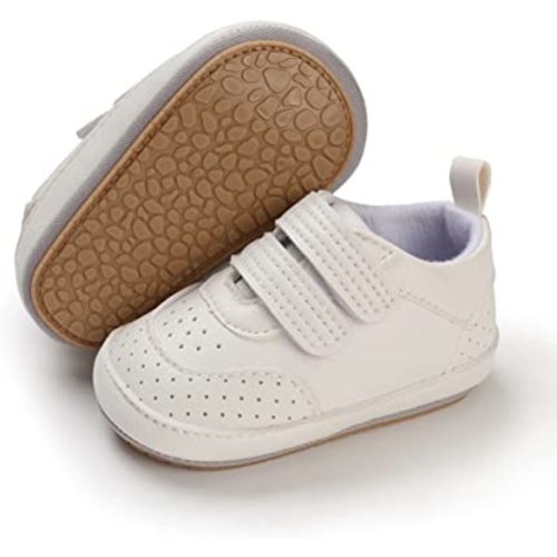 E-FAK Baby Shoes Boys Girls Infant Sneakers Non-Slip Rubber Sole Toddler Crib First Walker Shoes