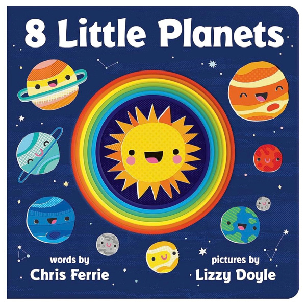 8 Little Planets: A Solar System Book for Kids with Unique Planet Cutouts